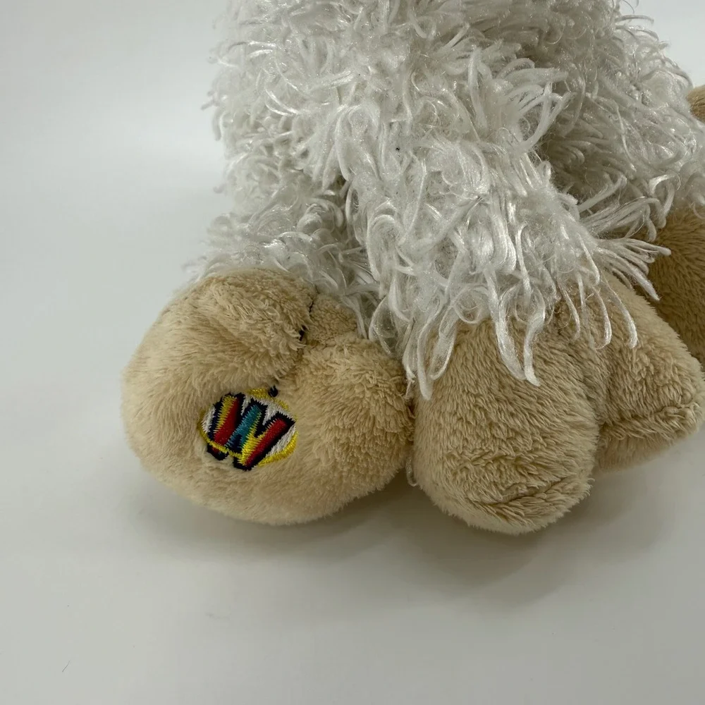 Ganz Webkinz Lamb HM201 White Shaggy Sheep Plush Stuffed Animal Toy